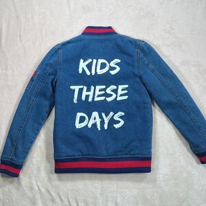 It's In My Jeans Kids' Size 11 Brooklyn 'Kids These Days' Blue Denim Jacket